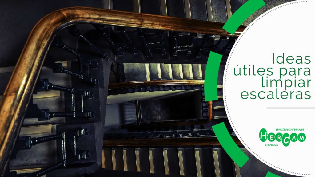 Ideas útiles para la limpieza de escaleras